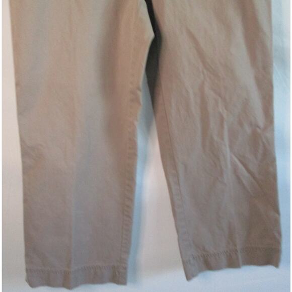 Eddie Bauer Women's Tan Mercer Fit Mid Rise Straight Leg Zip Front Pants Size 10 - Picture 3 of 10